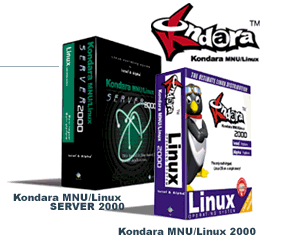 Kondara Server box & Kondara Linux 2000 box